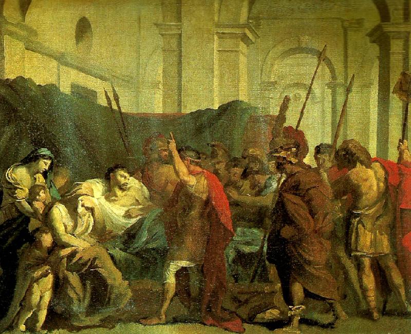 Theodore   Gericault la mort de germanicus china oil painting image